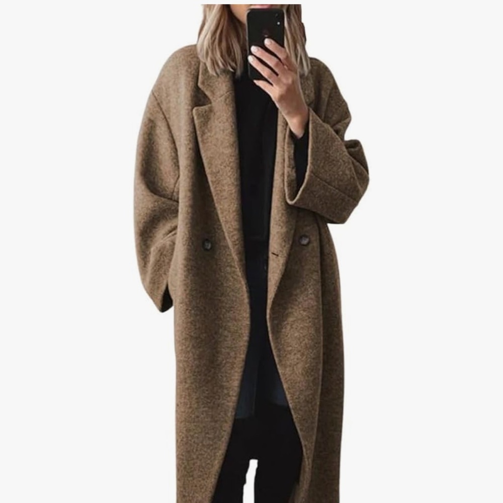 Women's Brown Wool Coat